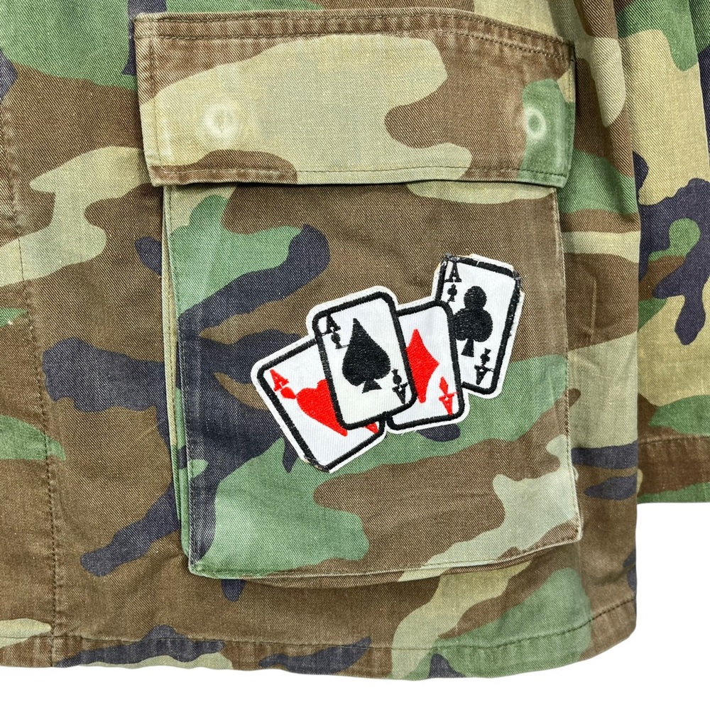 Topson Down Men’s Medium Camouflage Military Streetwear Jacket‎ With Patches - Picture 5 of 10